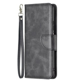 Lambskin Texture Pure Color Flip Leather Phone Case